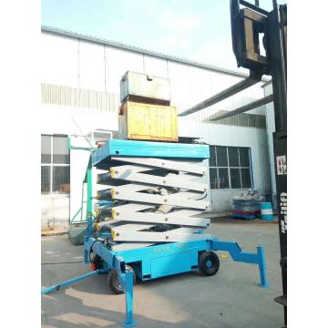 2m electric mobile scissor lift for installation and maintenance