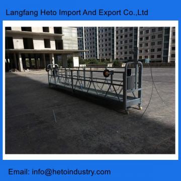 Indonesia construction building cleaning 2 meters aluminium temporary gondola platform