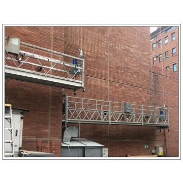 High rise building maintenance 6 meters wire rope suspended platform