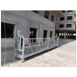 Aluminium lifting access facade cleaning ZLP630 temporary gondola system