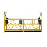 Painting steel 1000kg working platform gondola for building maintenance